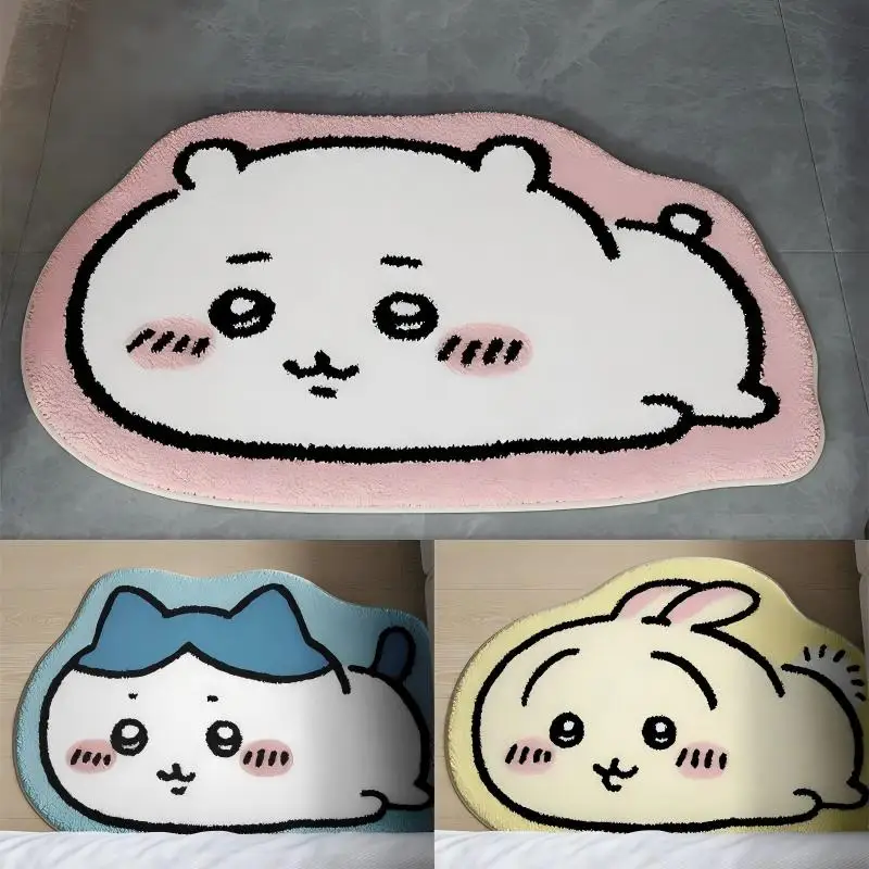Area Rug - Alfombra de dibujos animados de Chiikawa,