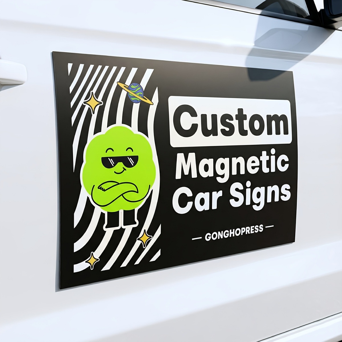 Wall Sticker - Calcomanías Magnéticas Personalizables para Autos—Ideales para