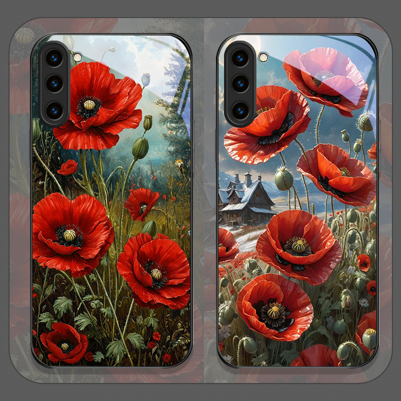 Vase Decor - Funda de Teléfono de Vidrio Templado