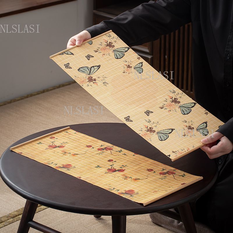 Camino de mesa de bambú con es - Table Runner reseña y precio