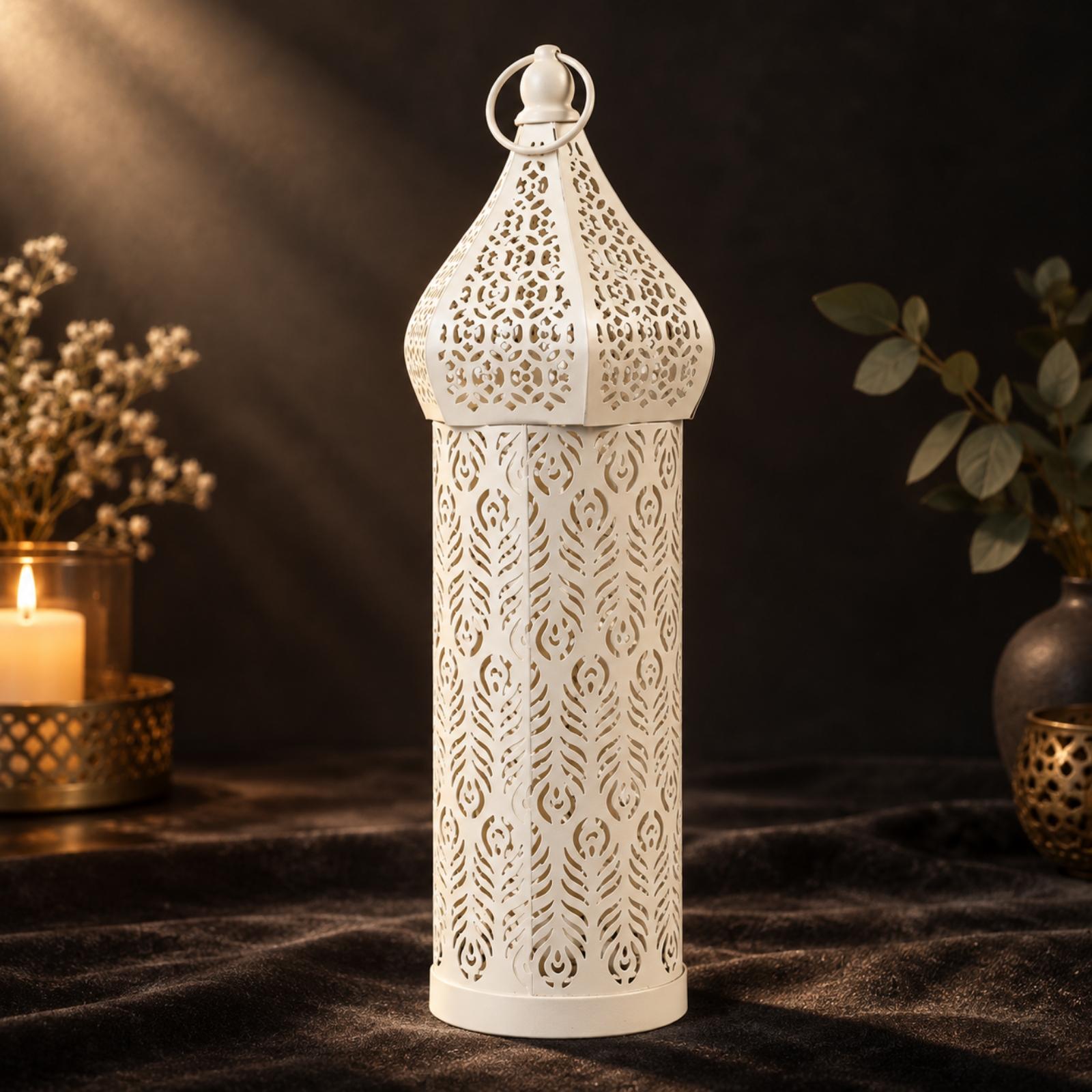 Portavelas de Hierro Blanco Es - Candle Holder Decor reseña y precio