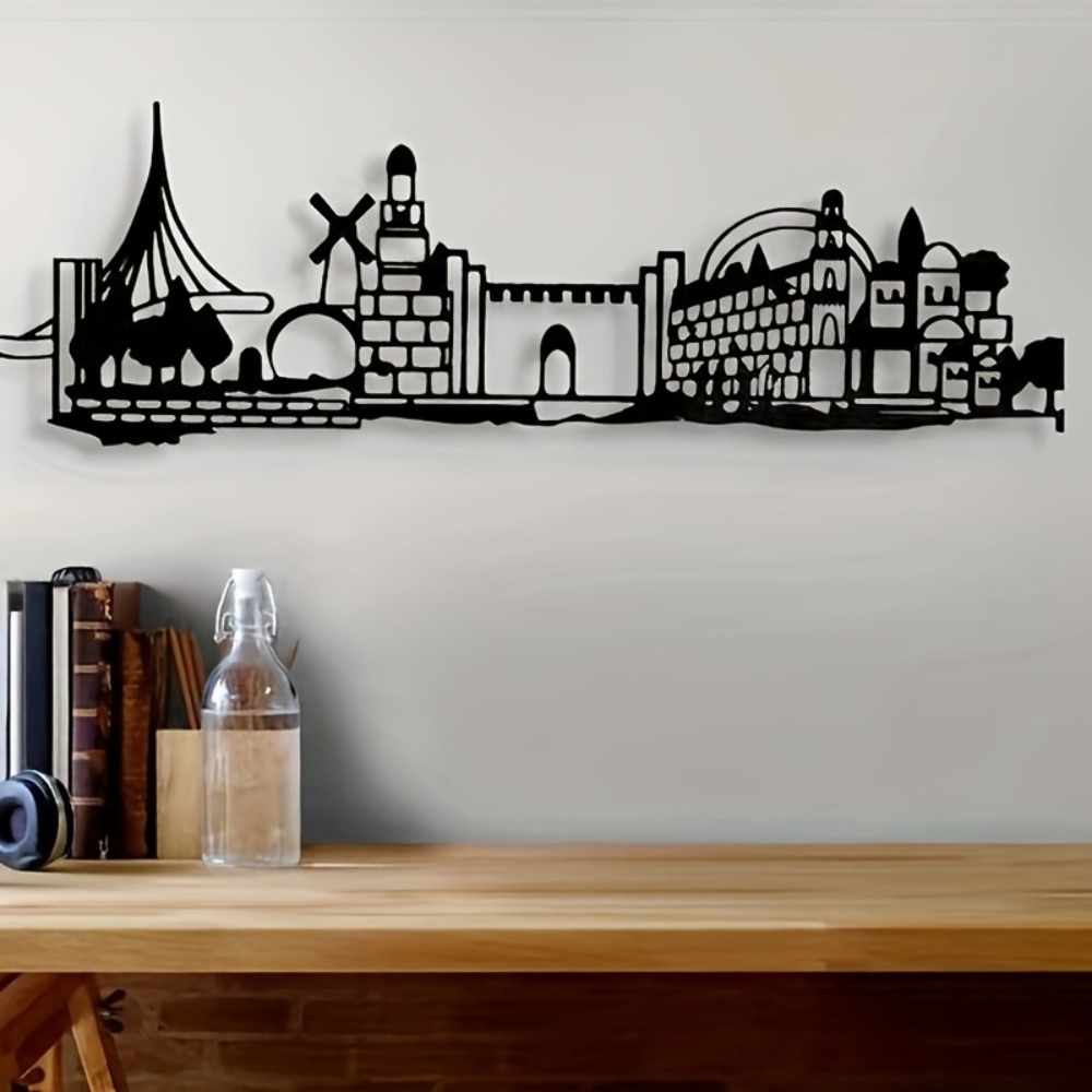 CIFBUY Arte de Pared Metálico, - Wall Art reseña y precio