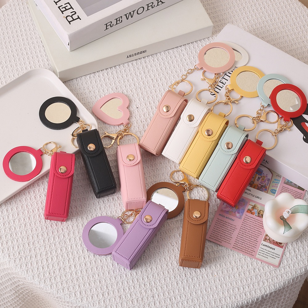 Estuche portátil de cuero PU p - Decorative Mirror reseña y precio