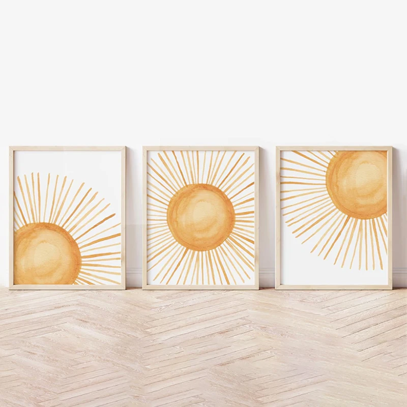 Juego de 3 pósteres de lona si - Abstract Canvas Set reseña y precio