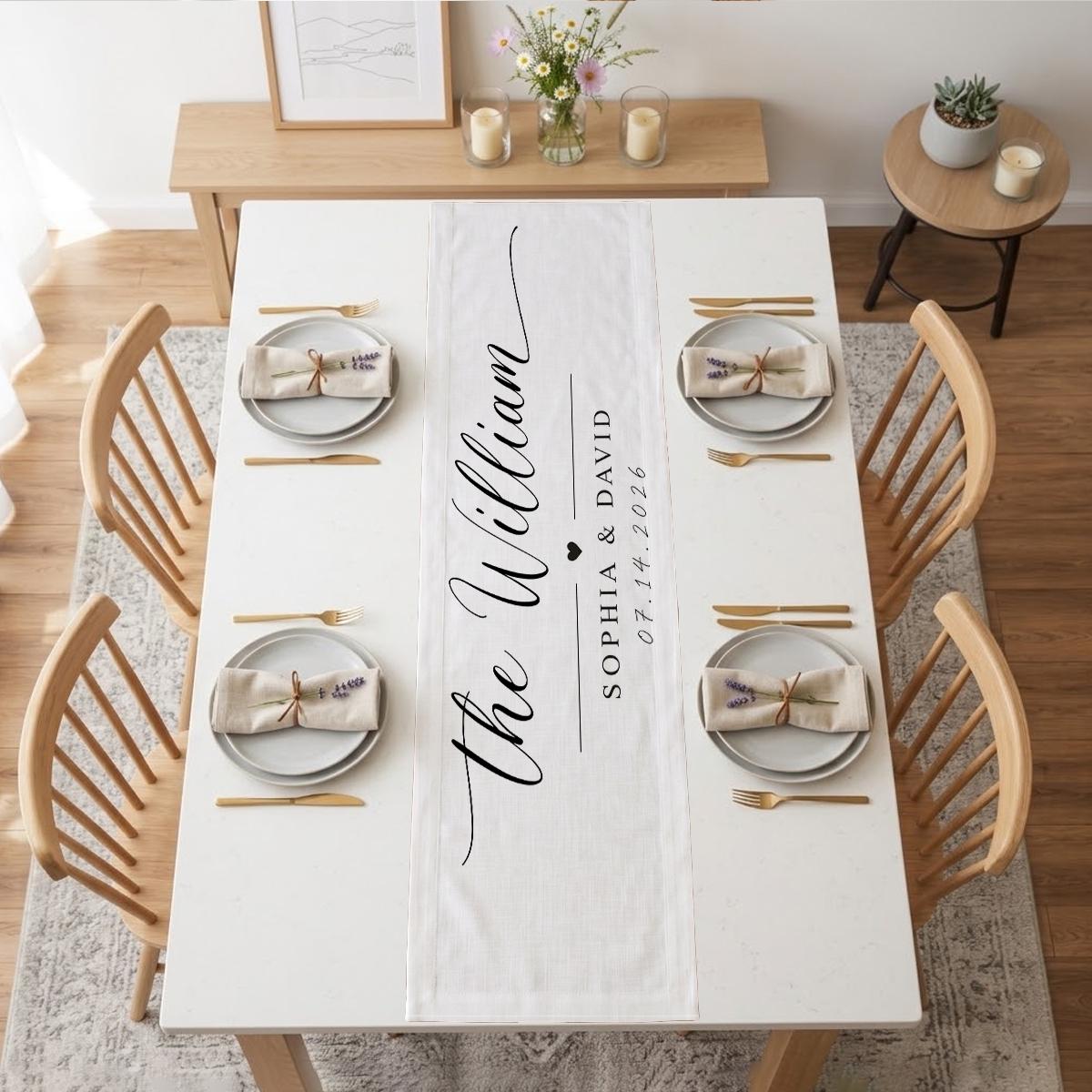 Camino de mesa de boda persona - Table Runner reseña y precio