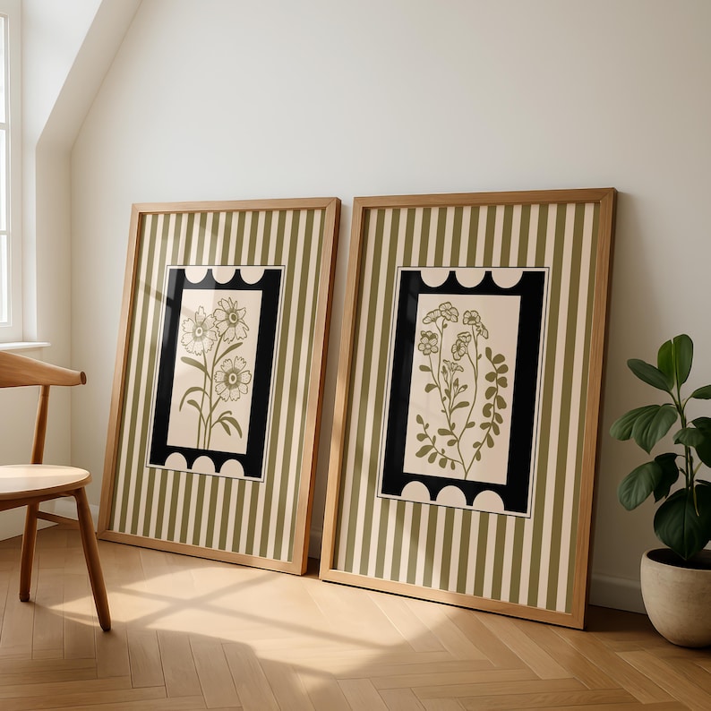 2 unids/set de impresiones en  - Abstract Canvas Set reseña y precio